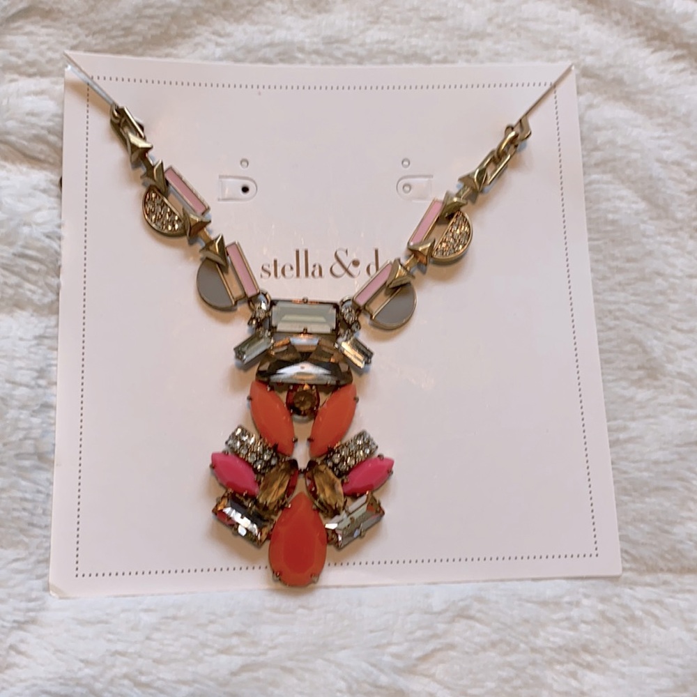 Stella & Dot Pop Geo necklace